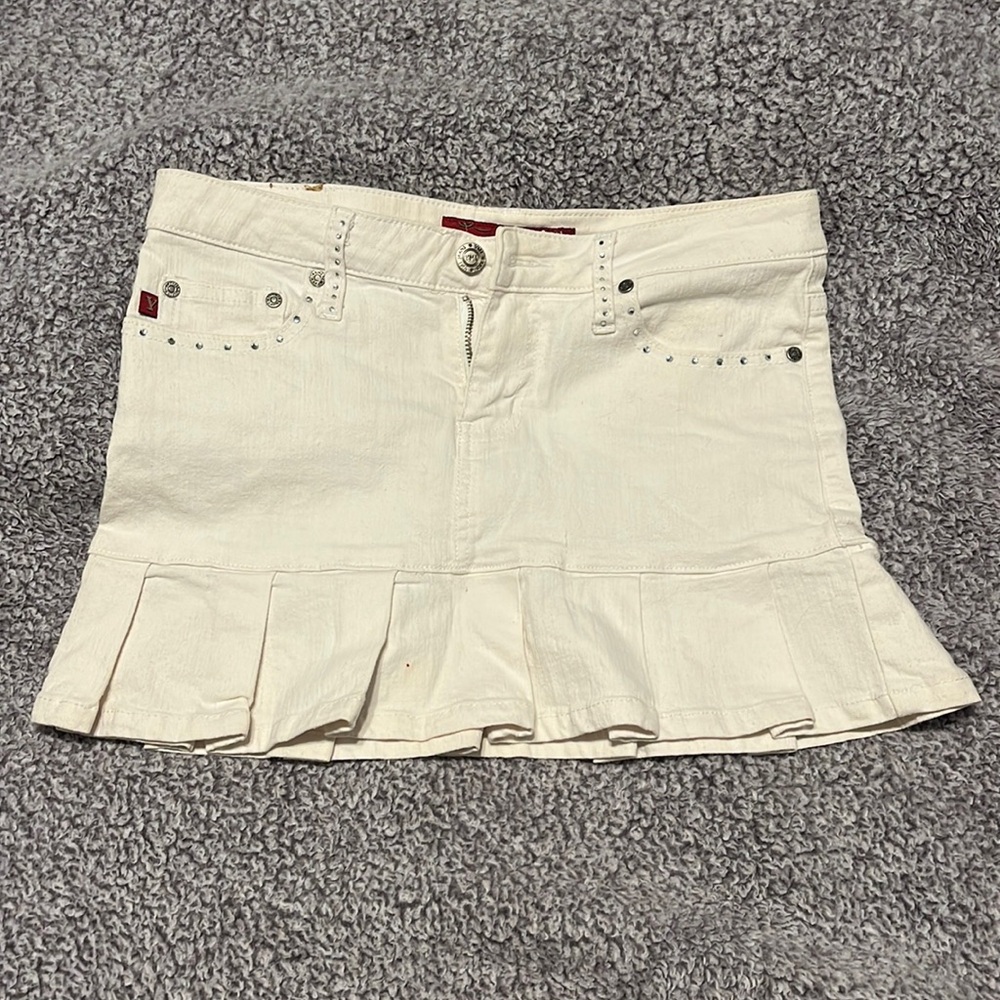 YMI Jeans skirt with rhinestones. Size 3